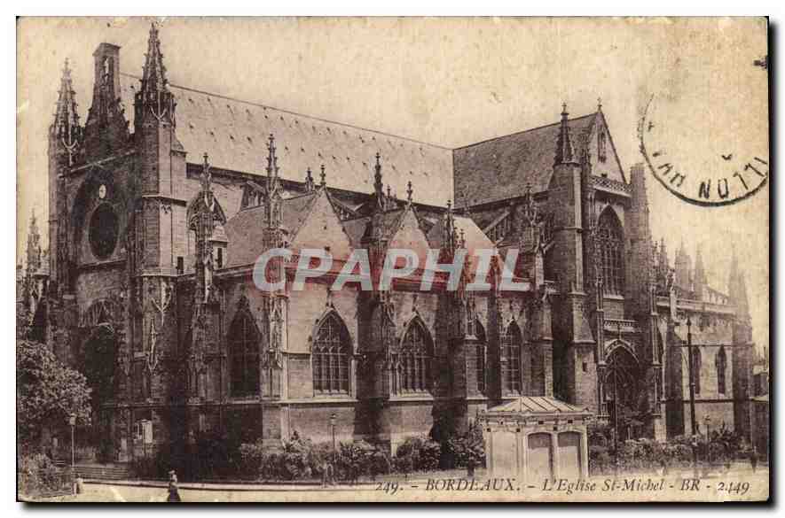 CPA Bordeaux L'Eglise St Michel 