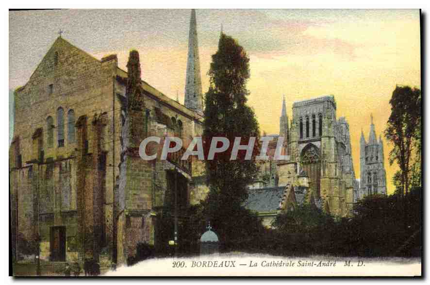 CPA Bordeaux La Cathedrale Saint Andre 