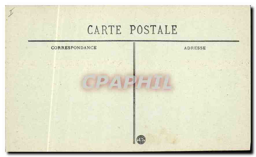 CPA Bordeaux L'Eglise St Louis  — Verso