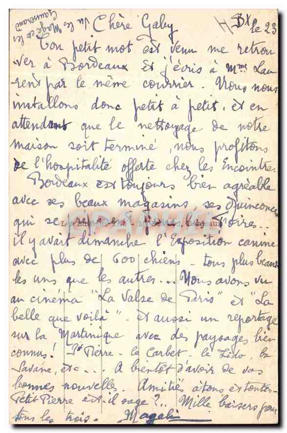 Bordeaux — Le Lac du Parc Bordelais — Tito — Verso
