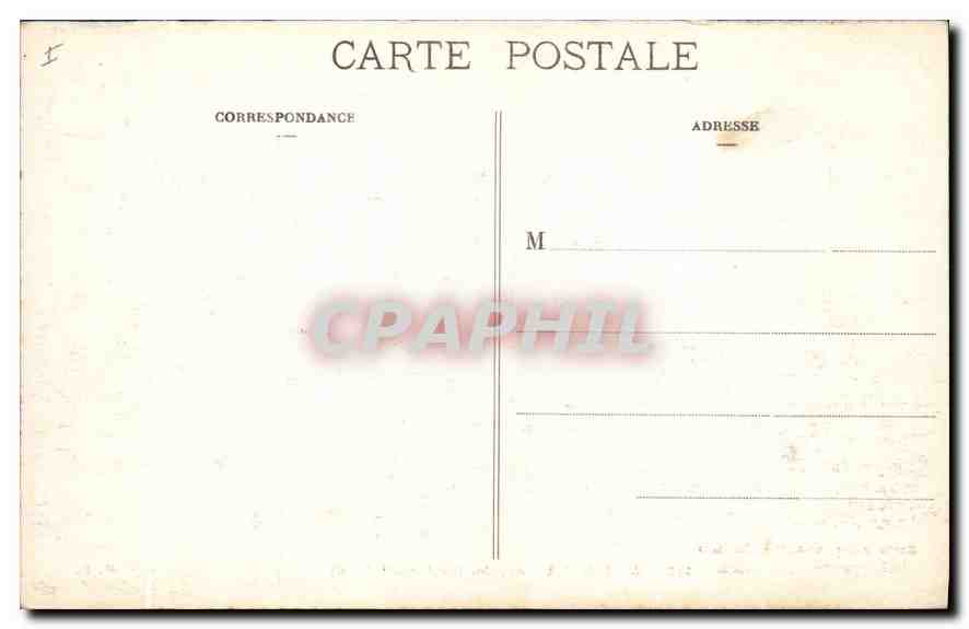 CPA Bordeaux Hopital Civil Cote Nord  — Verso