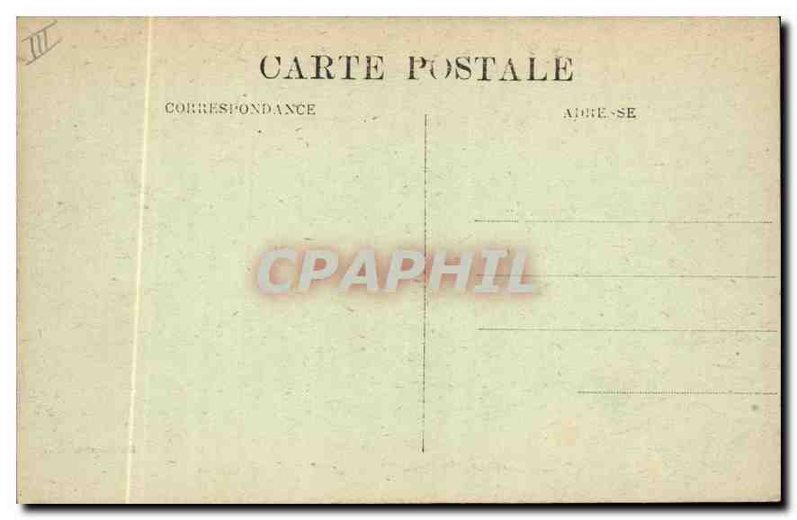 CPA Caveau de St Michel Bordeaux Le Portefaix  — Verso