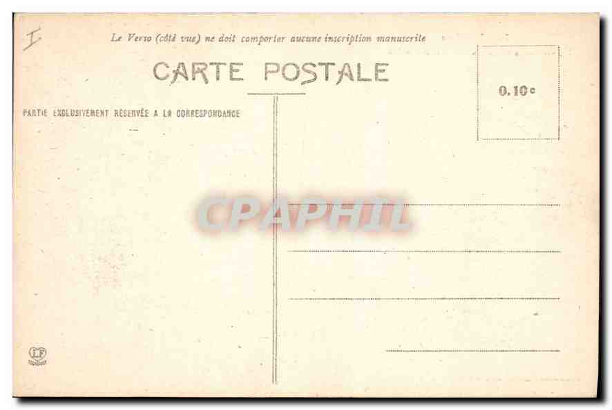 CPA La Lozere Gorges du Tarn Les Detroits  — Rückseite