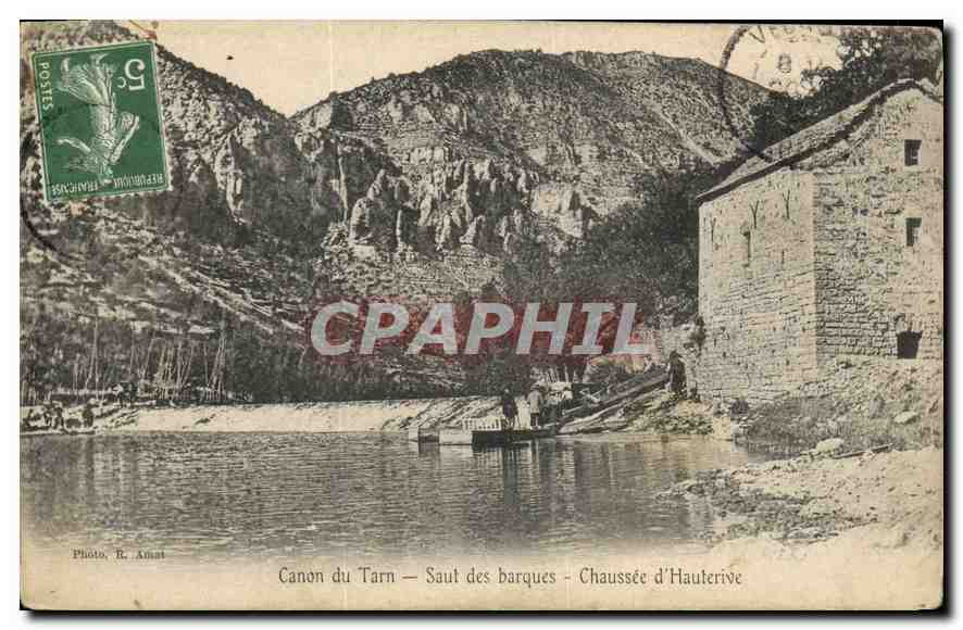 Canon du Tarn — Saut des barques — Chaussée d'Hauterive — Photo R. Amat