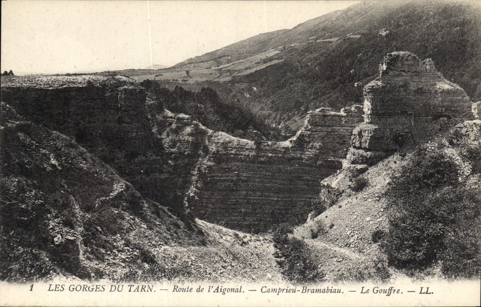 Les Gorges du Tarn — Route de l'Aigonal — Camprieu-Bramabiau — Le Gouffre — LL.