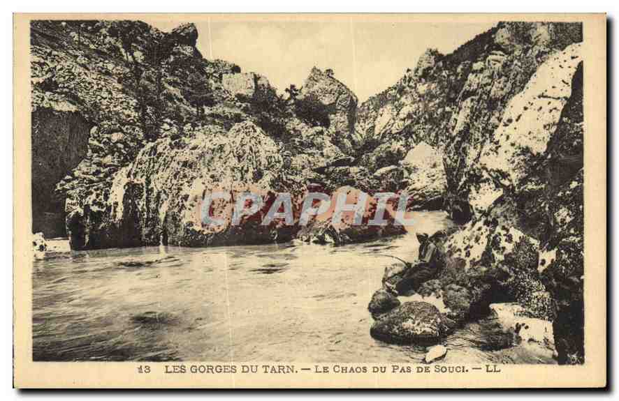 CPA Les Gorges du Tarn Le Chaos du Pas de Souci 