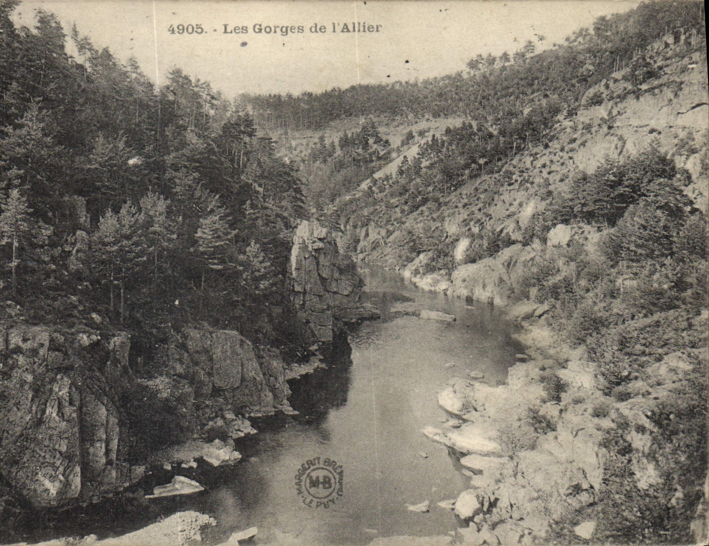 CPA Les Gorges de l'Allier 