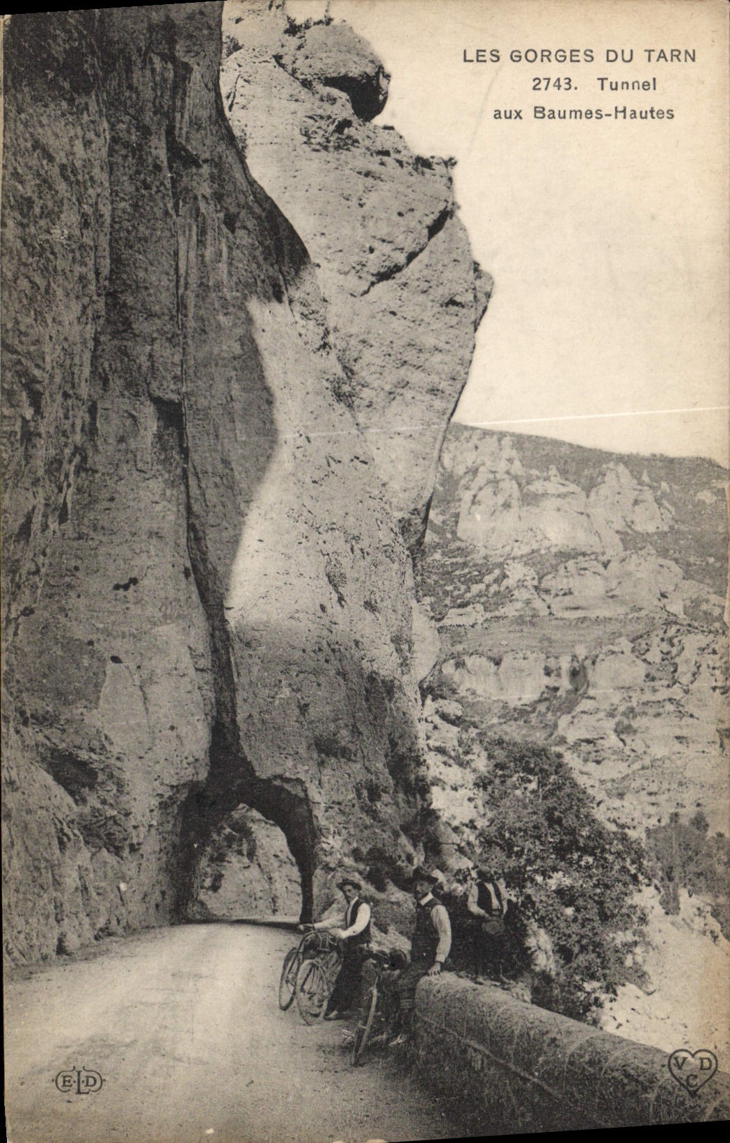 Les Gorges du Tarn — Tunnel aux Baumes-Hautes — E.D. n°2743