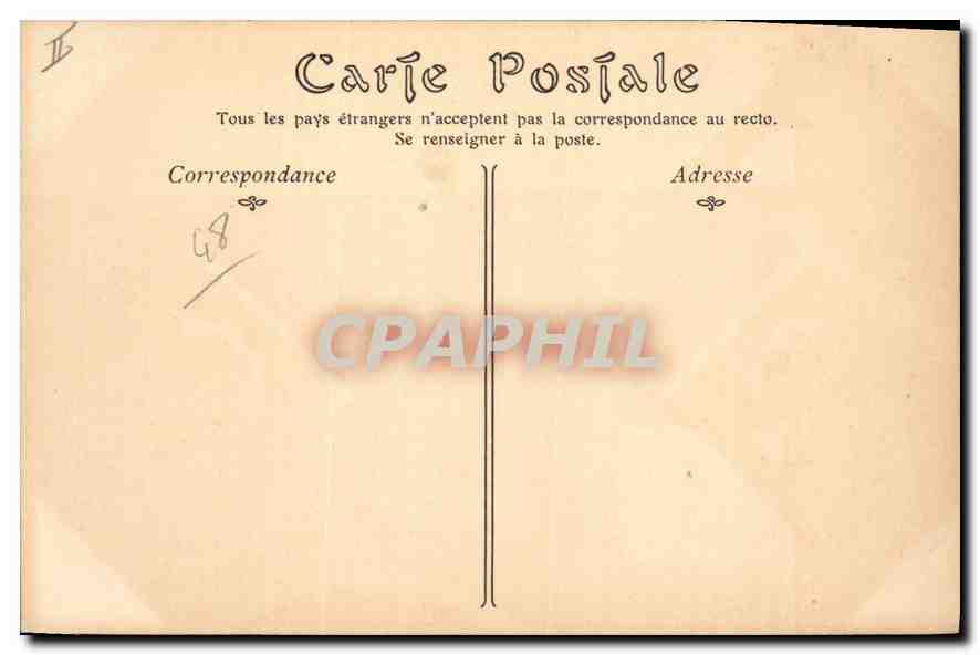CPA Gorges du Tarn Le Defile des Detroits  — Verso