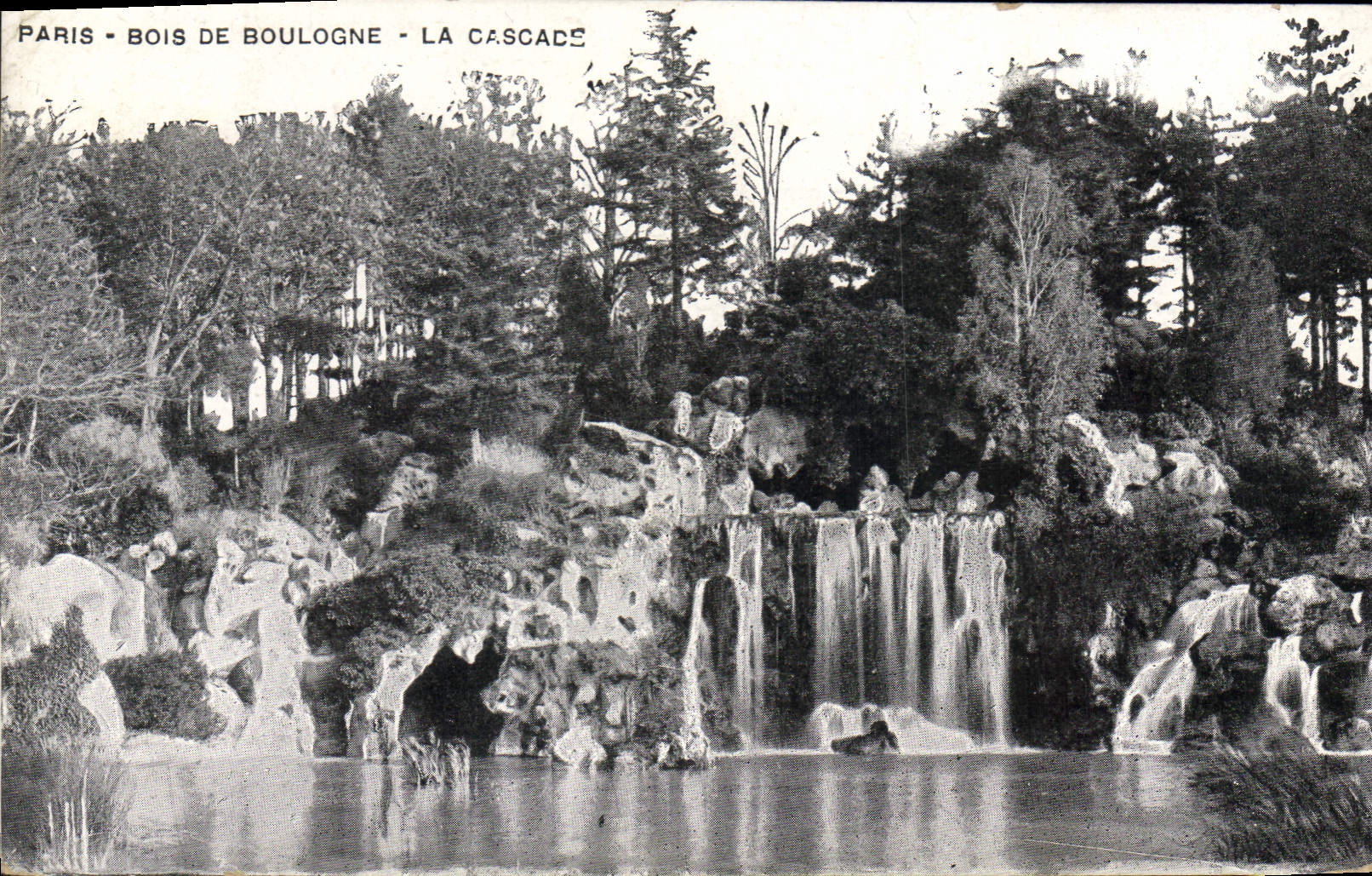 CPA Paris Bois de Boulogne La Cascade 