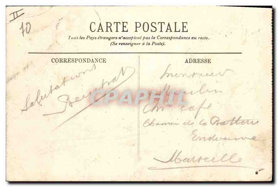 CPA Paris L'Avenue du Bois de Boulogne Le Retour des Courses  — Rückseite