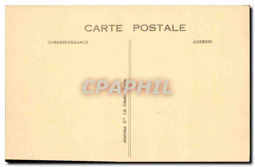 CPA Paris Jardin du Palais Royal Vue Generale  — Rückseite
