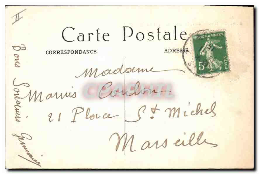 CPA Paris Jardin du Luxembourg  — Rückseite