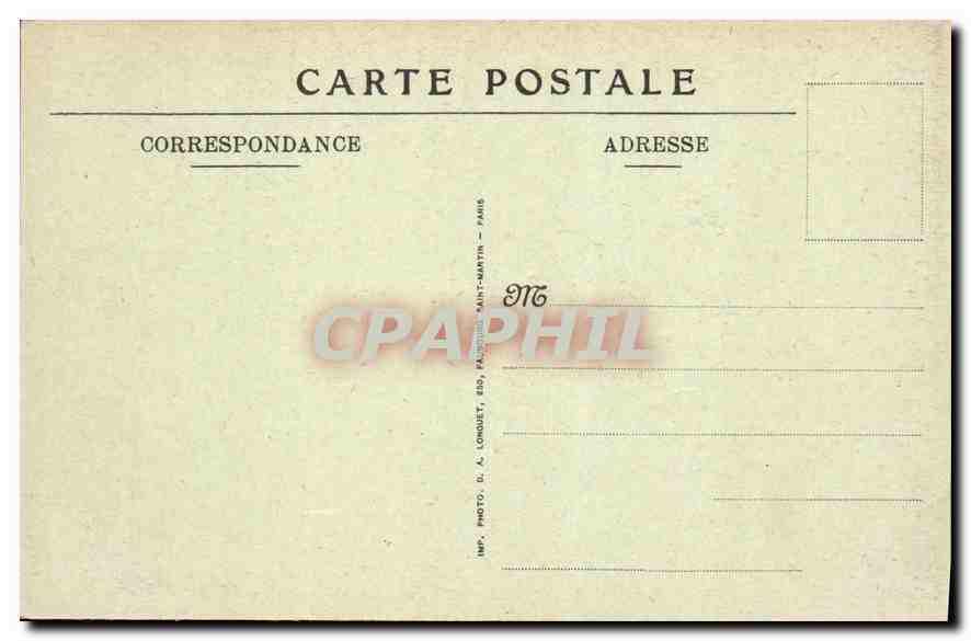 CPA Basilique du Sacre Coeur de Montmartre  — Rückseite