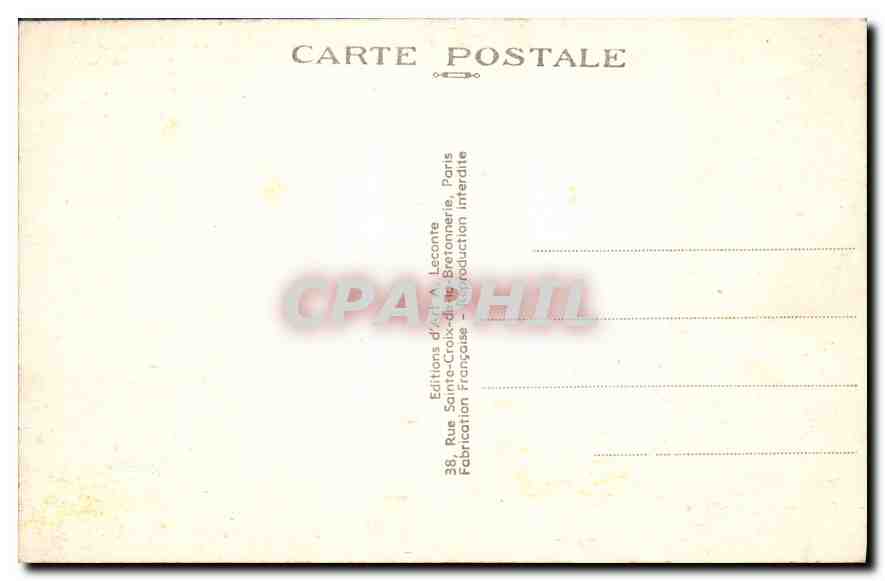 CPA Paris Notre Dame Ensemble du Cote Sud  — Verso