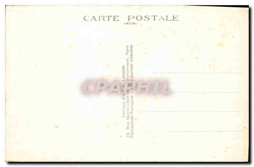 CPA Paris Le Grand Palais  — Rückseite