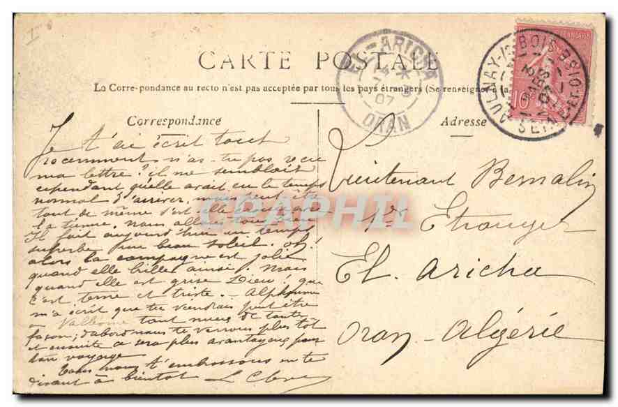 CPA Paris Perspective du Boulevard Bonne Nouvelle  — Rückseite