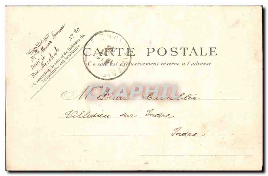 CPA Paris Le Pont du Parc Montsouris  — Rückseite