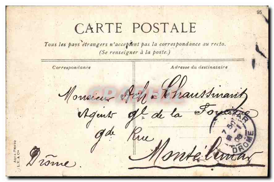 CPA Paris Palais de l'Elysee — Rückseite