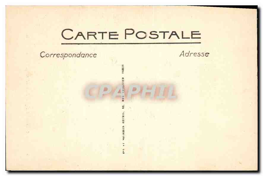 CPA Paris L'Eglise Notre Dame de Passy  — Verso