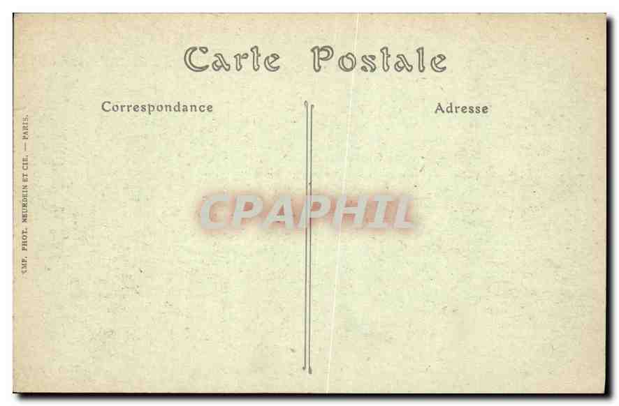CPA Paris La Gare d'Orsay Tour Eiffel — Rückseite