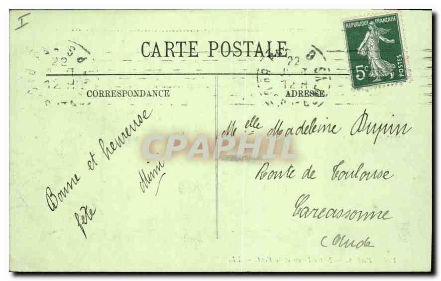 CPA Paris Notre Dame et le Pont  — Verso