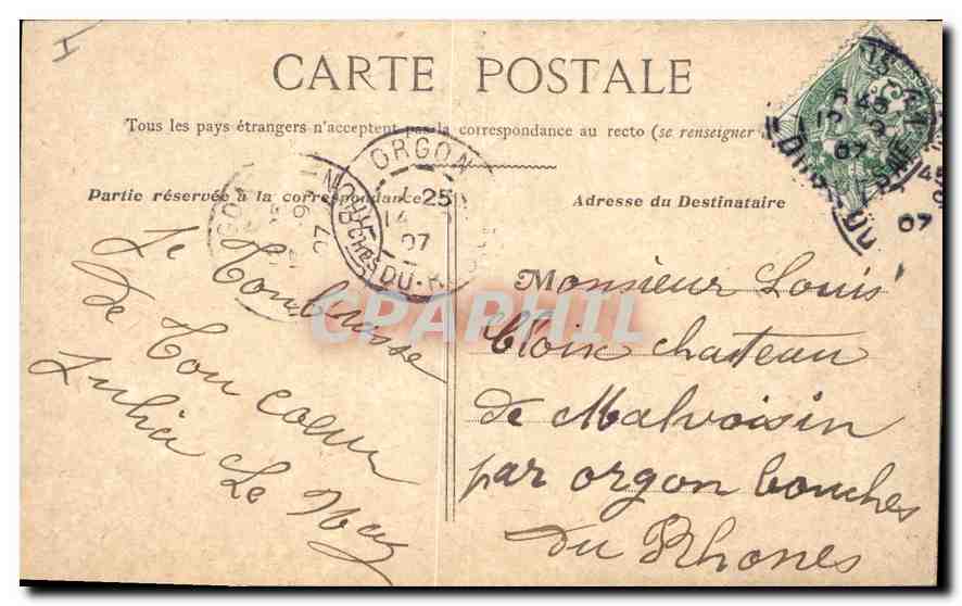 CPA Paris Eglise Saint Ambroise  — Rückseite