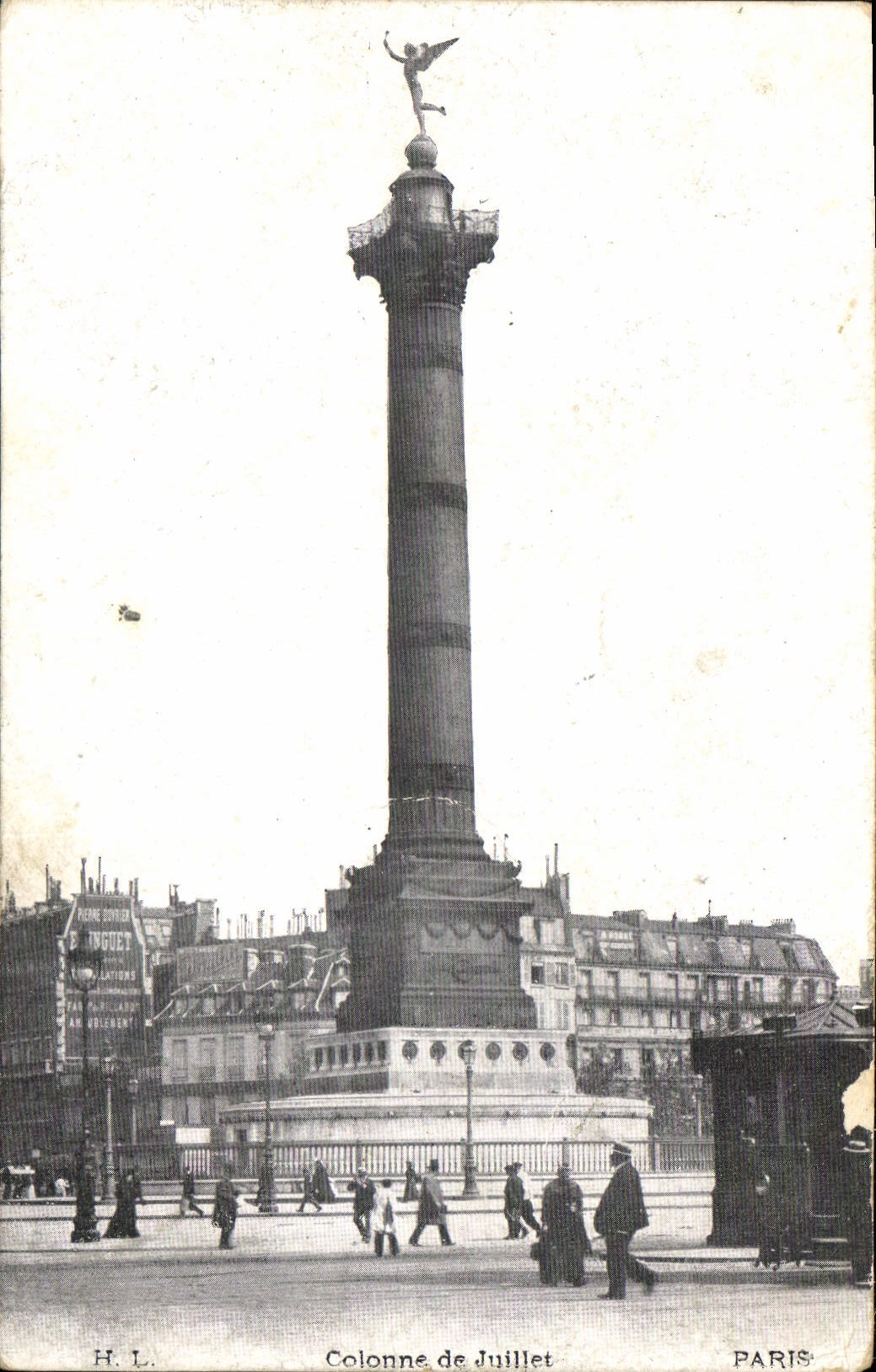 CPA Colonne de Juillet Paris 