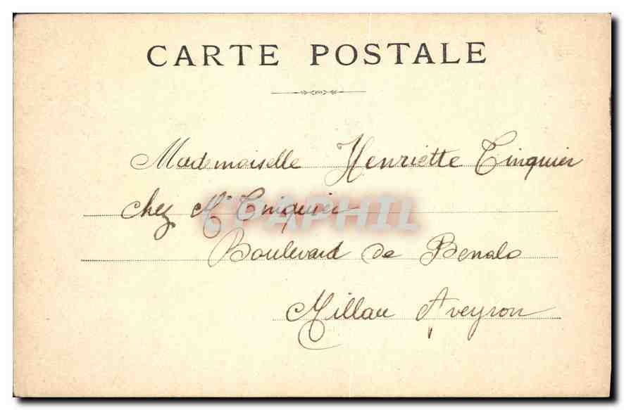 CPA Paris L'Hotel de Ville  — Rückseite