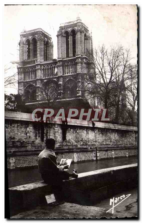 CPA Notre Dame modele du Peintre 