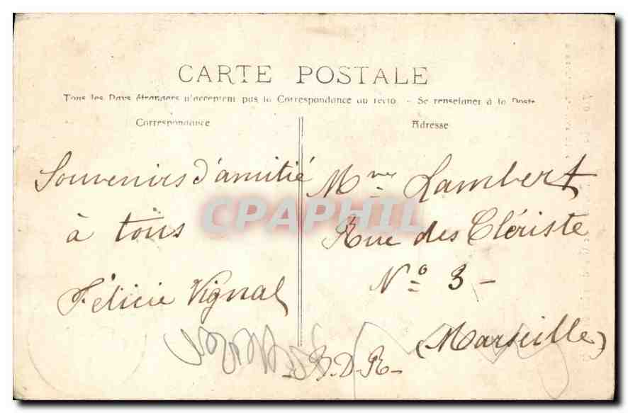 La Sainte-Baume — Le Grand Chêne de Giniès — Édité à Marseille, n° 710 — Verso