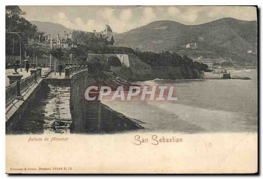 CPA Palacio de Miramar San Sebastian 