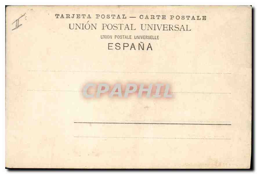 CPA Palacio de Miramar San Sebastian  — Verso