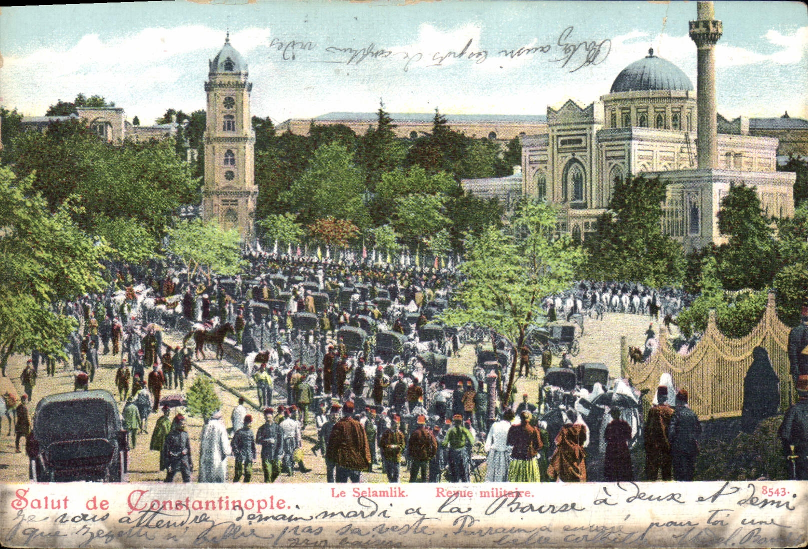 CPA Salut de Constantinople 