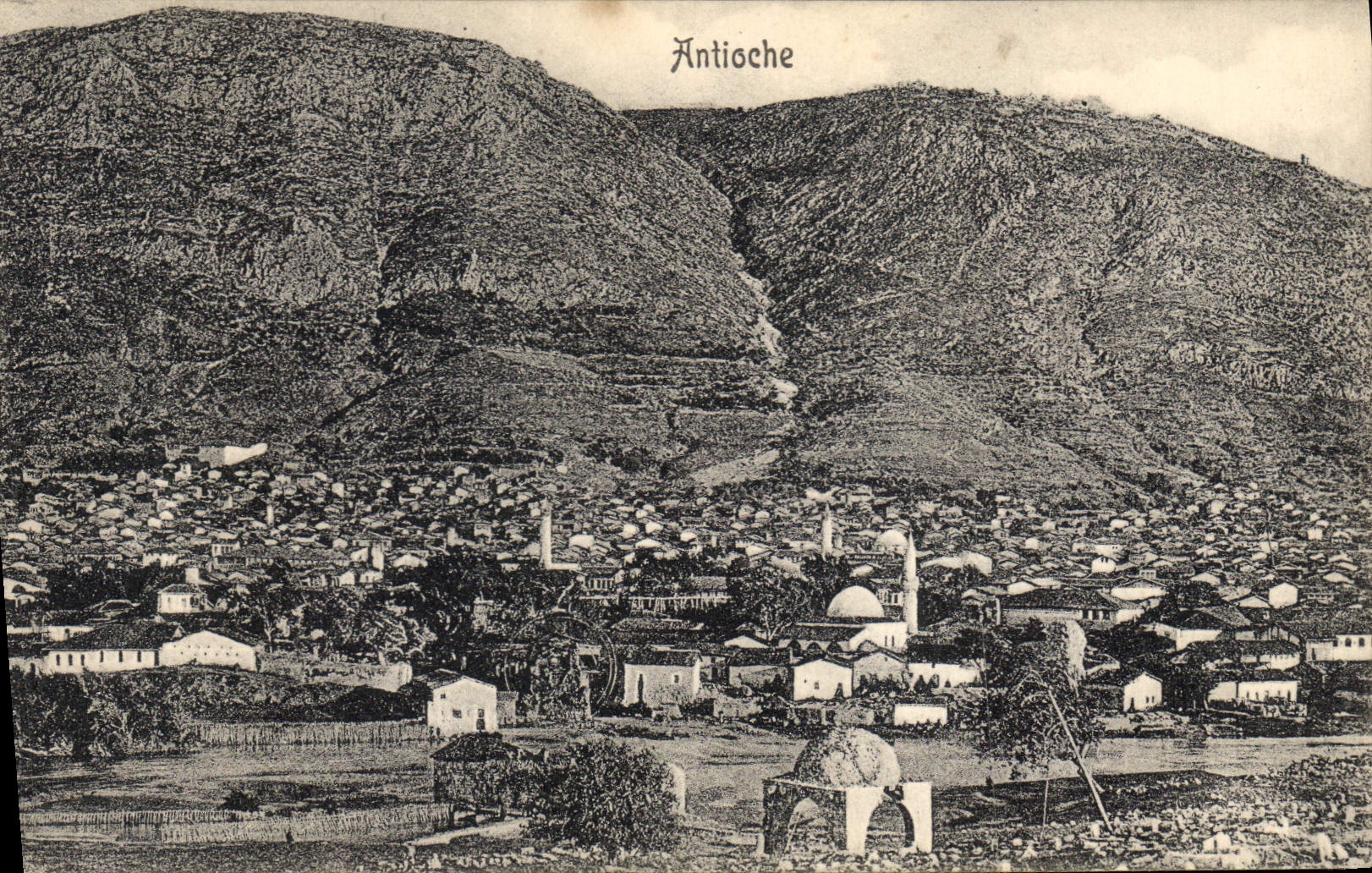 Antioche — vue panoramique — éditeur H. Martin - Anverso