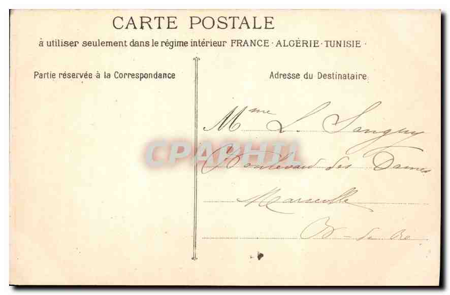 La Sainte Baume - L'Entrée de la Grotte — Phototype E. Lacoû - Varseitelle, n°483 — Verso