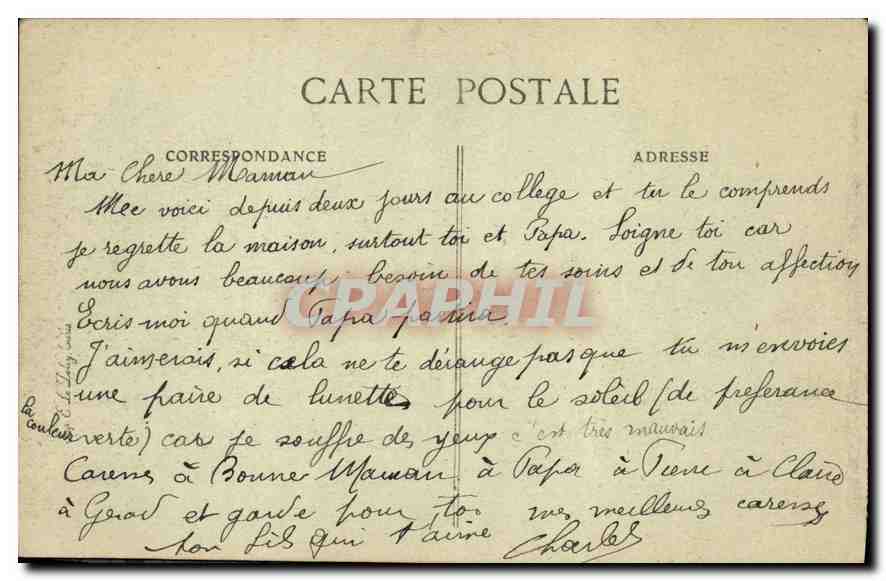 CPA La Sainte Baume Entree de la Grotte  — Verso