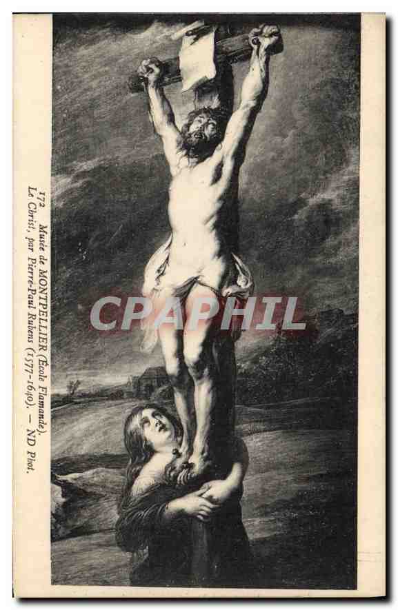 CPA Musee de Montpellier Ecole Flamande Le Christ par Pierre Paul Rubens 1577 1640 
