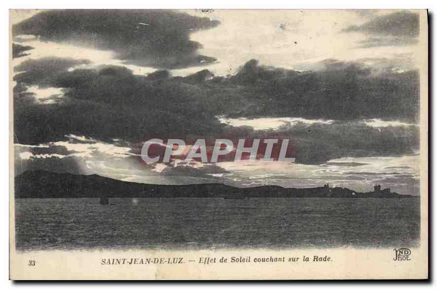 Saint-Jean-de-Luz — Effet de Soleil couchant sur la Rade — JND Phot.