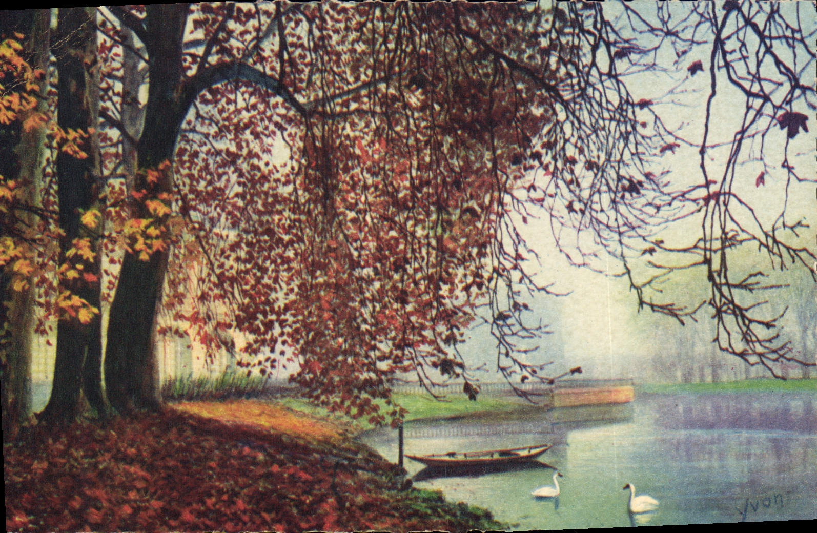 Fontainebleau (S.-et-M.) — Le Palais — L'Étang des Carpes — Éditions d'Art YVON