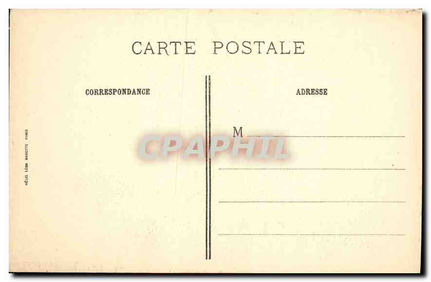 CPA Maitre de la Vie de Ste Ursule Embarquement de Ste Ursule  — Rückseite