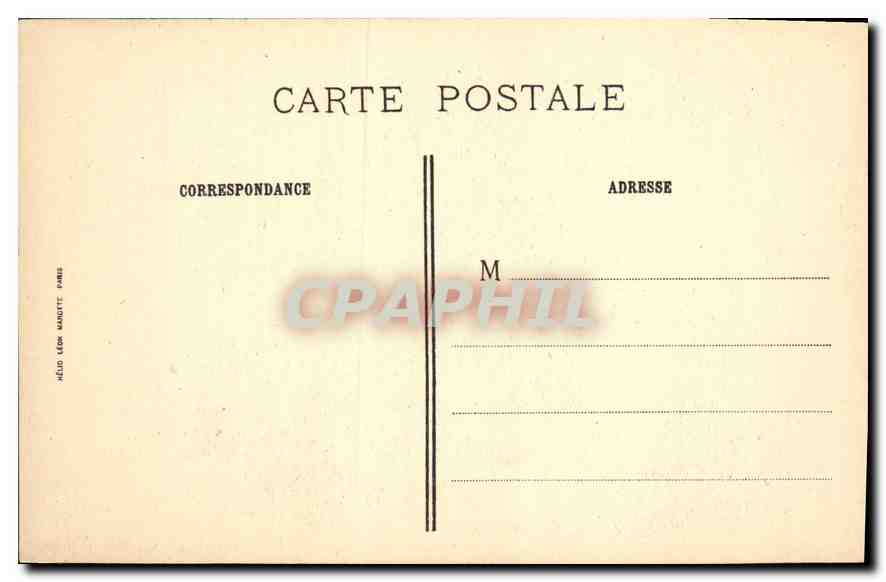 CPA Maitre de la Vie de Ste Ursule Debarquement de Ste Ursule  — Rückseite