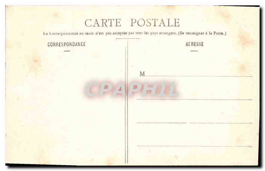 CPA Versailles Vue generale du Chateau  — Rückseite