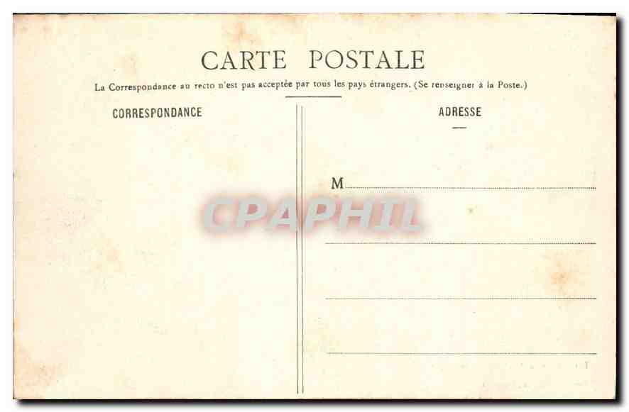 CPA Parc de Versailles Bassin de Neptune  — Verso