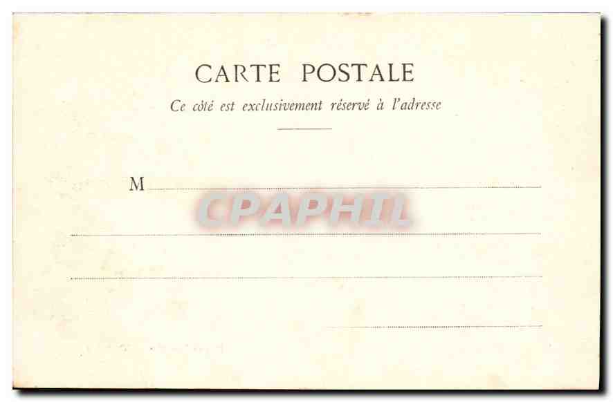 CPA Parc de Versailles L'Orangerie  — Verso
