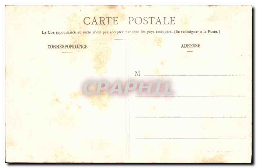 CPA Versailles Hameau de Marie Antoinette La Laiterie  — Verso