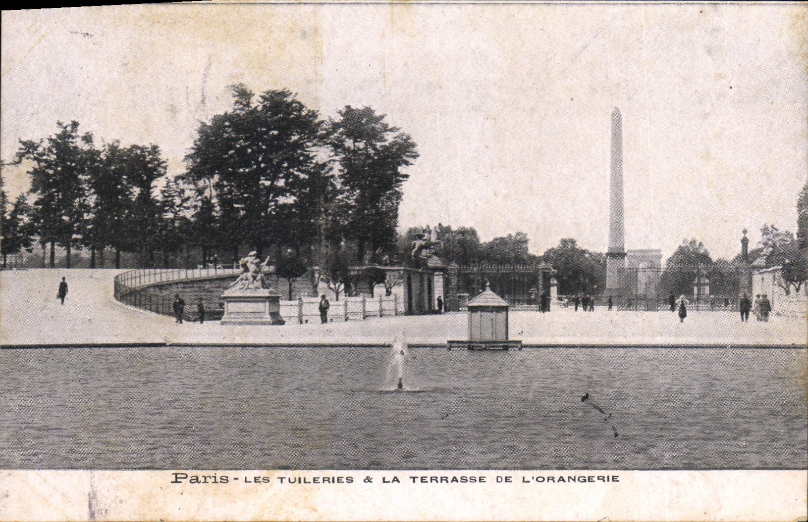 CPA Paris Les Tuileries & La Terrasse de l'Orangerie 