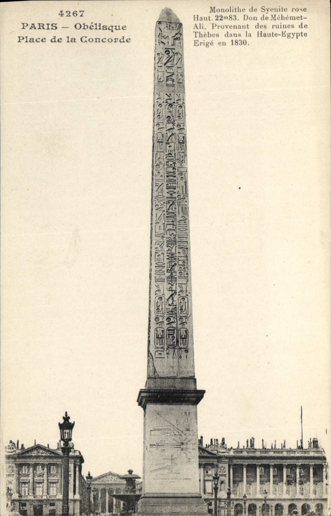 CPA Paris Obelisque Place de la Concorde 