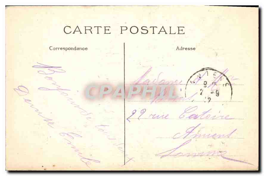CPA Paris Buttes Chaumont Le Belvedere  — Rückseite