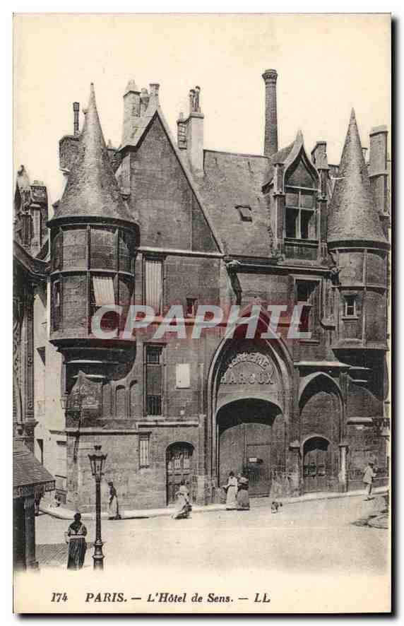 CPA Paris L'Hotel de Sens 